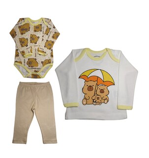 Foto 1 | Foto 1 | Set De 3pz Para Niño Colate Capibara Amarillo