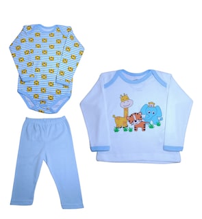 Foto 1 | Foto 1 | Set De 3pz Para Niño Colate Oso Marinero Azul Cielo