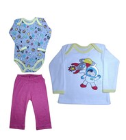 Set De 3pz Para Niño Colate Astronauta Rojo