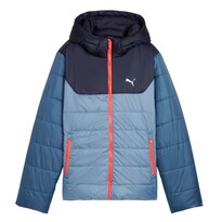 Chamarra Puma Ess Hooded Padded Para Niños 685226-34 Azul