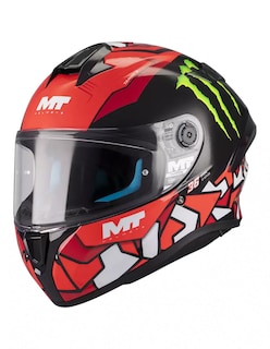 Foto 1 | Foto 1 | Casco De Moto Mt Helmets Targo S Piqueras B5 Rojo Brillo