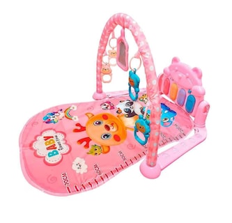 Foto 1 | Foto 1 | Gimnasio Para Bebés Piano Musical Tapete De Juegos Rosa