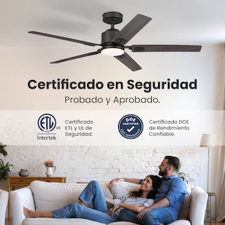 Foto 6 | Foto 6 | Eleve Comfort 5 Aspas Interior 52in M5 Negro