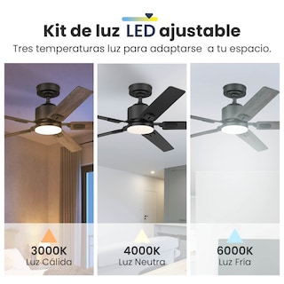 Foto 7 | Foto 7 | Eleve Comfort 5 Aspas Interior 52in M5 Negro