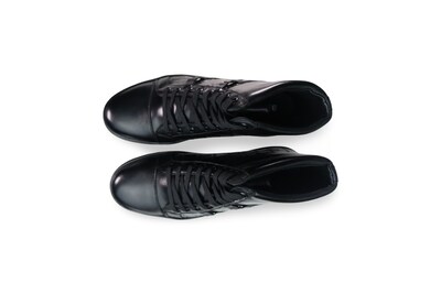 Foto 4 | Foto 4 | Tenis Casual Benissimo 33515 Negro De Piel Para Hombre