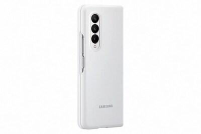 Foto 3 | Foto 3 | Funda De Silicona Samsung Galaxy Z Fold3 Blanca Con Diseño Delgado