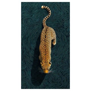 Foto 1 | Foto 1 | Cuadro Decorativo Impreso 20x30cm Felino Abstracto