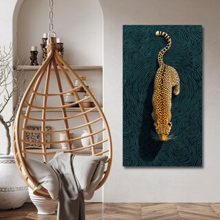 Foto 2 | Foto 2 | Cuadro Decorativo Impreso 20x30cm Felino Abstracto