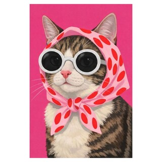 Foto 1 | Foto 1 | Cuadro Decorativo Impreso 40x60cm Gato Moderno