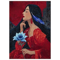 Cuadro Decorativo Impreso 40x60cm Carmín