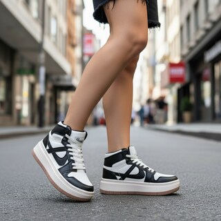 Foto 6 | Foto 6 | Tenis Panam Bota Diva Bicolor Multicolor Mujer