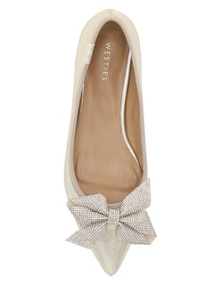 Foto 4 | Foto 4 | Balerina Casual Westies Dorado Sintético Para Mujer