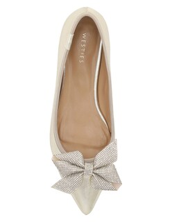 Foto 4 | Foto 4 | Balerina Casual Westies Dorado Sintético Para Mujer