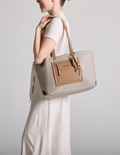 Foto 7 | Foto 7 | Bolsa Tote Westies Hblucnoawe Multicolor Textil Para Mujer