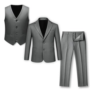 Foto 1 | Foto 1 | Traje Para Bebé Peppermint Gris Oxford Elegante 3pzas.