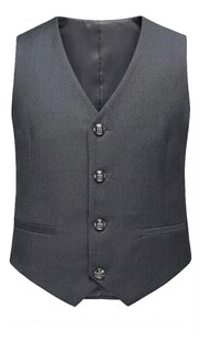 Foto 3 | Foto 3 | Traje Para Bebé Peppermint Gris Oxford Elegante 3pzas.