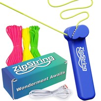 Juguete Zipstring Original Multicolor Lanza Cuerdas Con Velocidad Y Precisión