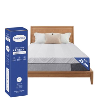 Foto 1 | Foto 1 | Colchón Queen Size Snoozelle Comfort Memory Foam 25 Cm Blanco