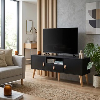 Foto 5 | Foto 5 | Mueble Tv 55” Estilo Nórdico Minimalista De Madera