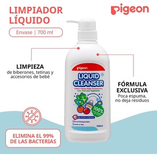 Foto 3 | Foto 3 | Limpiador De Mamaderas Con Dosificador Pigeon 700ml