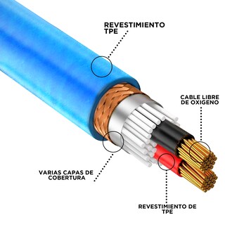 Foto 4 | Foto 4 | Cable Profesional Para Guitarra 3m Plug6.3-plug6.3 Steelpro