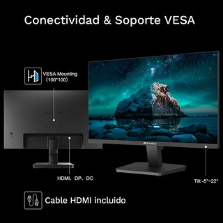 Foto 6 | Foto 6 | Monitor Sansui ES-27F2 Negro 27 Pulgadas 120 Hz