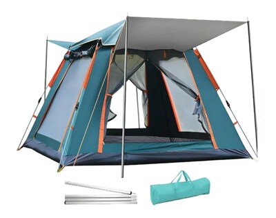 Foto 1 | Foto 1 | Tienda De Campaña Playa 4 Personas Impermeable Modelo Verde