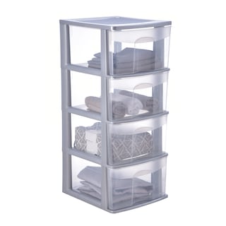 Foto 1 | Foto 1 | Cajonera Italhome Onyx 4 Cajones Transparentes