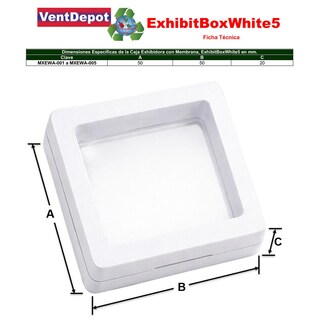 Foto 5 | Foto 5 | Caja Para Joyería Ventdepot Mxewa-005 5 Piezas Blanco
