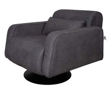 Foto 1 | Foto 1 | Sillón M & E Muebles Kite Gris Giratorio