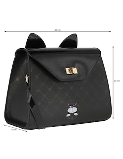 Foto 5 | Foto 5 | Bolsa Satchel W Capsule Hbshiv16cw Negro Sintético Para Mujer