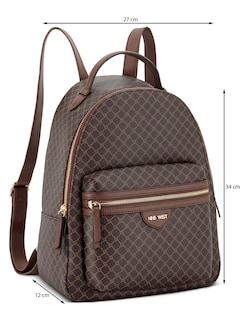 Foto 5 | Foto 5 | Mochila Casual Nine West Nil582032 Café Sintético Para Mujer