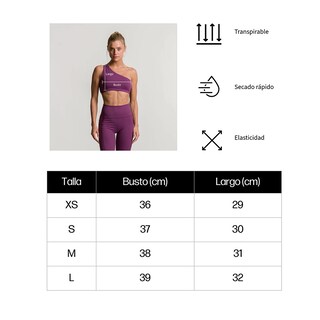 Foto 5 | Foto 5 | Top De Entrenamiento Atlekx Negro Para Mujer