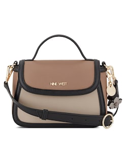 Foto 2 | Foto 2 | Bolsa Crossbody Nine West Ngm577878 Café Sintético Para Mujer