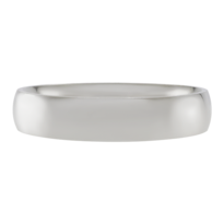 Argolla De Matrimonio Oro Blanco 14k 4mm Alianza Iii (ar14-b60504) Brillo Eterno