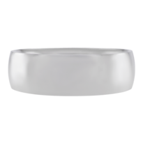 Argolla De Matrimonio Fonelli Ar14-b60506 Oro Blanco 14k Comfort Light 6mm