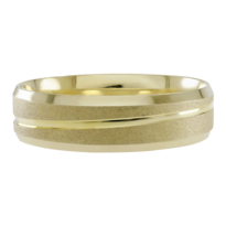 Anillo De Matrimonio Fonelli Ar14-101905 Oro Amarillo 14k Corte Comfort 5mm