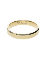 Anillo De Matrimonio Fonelli Ar10-201954 Oro Amarillo 10k 4mm Comfort