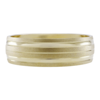 Argolla De Matrimonio Fonelli Ar14-03466h Oro Amarillo 14k Hueca 6mm