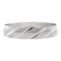 Anillo De Matrimonio Fonelli Ar10-b18514 Oro Blanco 10k Hueco 4mm