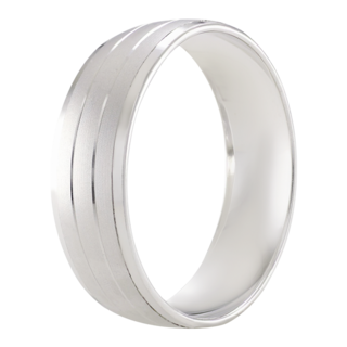 Foto 2 | Foto 2 | Argolla De Matrimonio Fonelli Ar10-b03726 Oro Blanco 10k Hueca 6mm