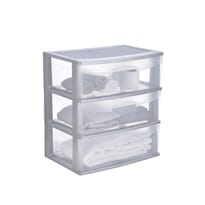 Cajonera Italhome Rino 3 Cajones Transparentes Grandes