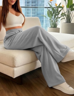 Foto 3 | Foto 3 | Pants Acampanado Para Mujer Corte Bootcut Estilo Urbano Casual-gris
