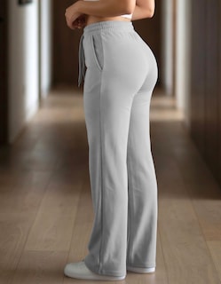 Foto 7 | Foto 7 | Pants Acampanado Para Mujer Corte Bootcut Estilo Urbano Casual-gris