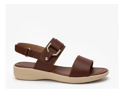 Foto 1 | Foto 1 | Sandalias De Piel Relax 127 Miel Para Mujer