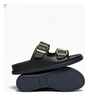 Foto 4 | Foto 4 | Sandalias De Piel Relax 434 Negro Para Mujer