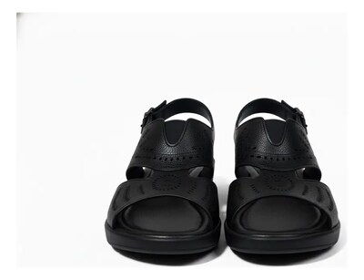 Foto 2 | Foto 2 | Sandalias De Piel Relax 111 Negro Para Mujer