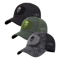 Gorra Deportiva Calavera Beisbol Ajustable 3 Piezas Eo Safe Imports Esi-25176 Negro