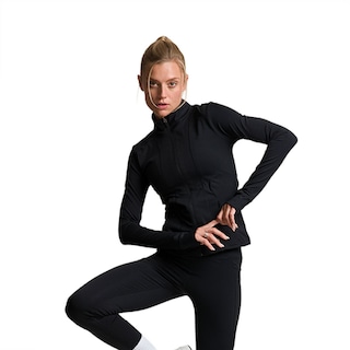 Foto 1 | Foto 1 | Chamarra Deportiva Ajuste Slim Atlekx Negra Para Mujer