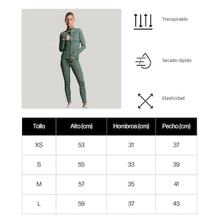 Foto 6 | Foto 6 | Chamarra Deportiva Ajuste Slim Atlekx Negra Para Mujer